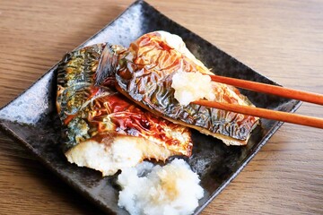 サバの塩焼き