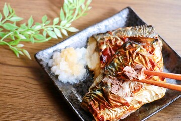 サバの塩焼き