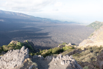 Etna landscape Catania Sicily Italy