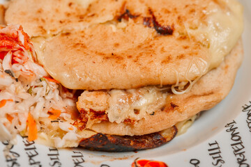 pupusas reveal shot
