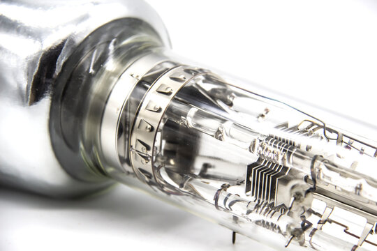 A part of oscilloscope tube is intended for registration of electrical processes of visual observations in various radio electronic devices for special purposes. A cathode ray tube