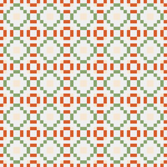 Abstract Cross Pattern generative computational art illustration