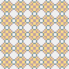 Abstract Cross Pattern generative computational art illustration