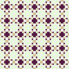 Abstract Cross Pattern generative computational art illustration