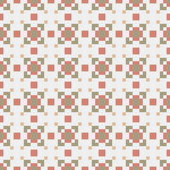 Fototapeta premium Abstract Cross Pattern generative computational art illustration