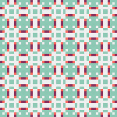 Abstract Cross Pattern generative computational art illustration