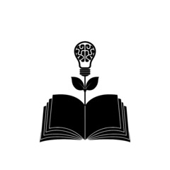 Knowledge icon isolated on white background 