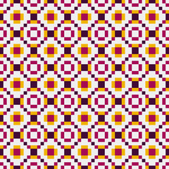 Abstract Cross Pattern generative computational art illustration