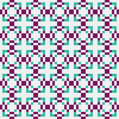 Abstract Cross Pattern generative computational art illustration