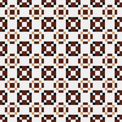 Fototapeta premium Abstract Cross Pattern generative computational art illustration