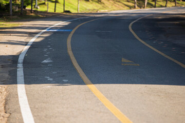 Obraz premium road with lines