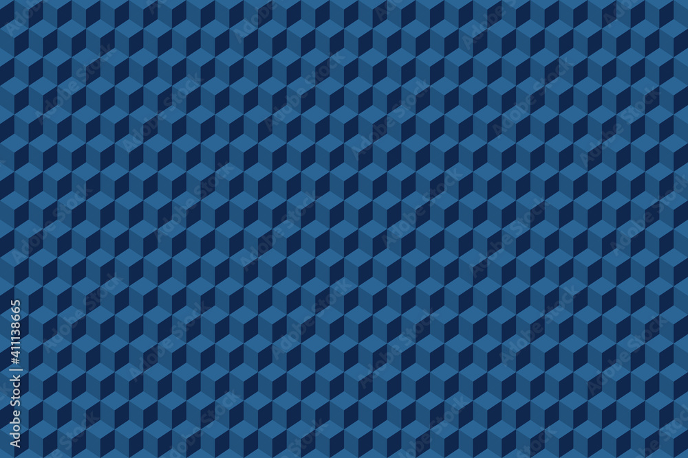 Poster abstract color vector background consisting of cubes and blocks. seamless illustration with squares 