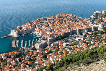 Naklejka premium Old Town of Dubrovnik, Croatia