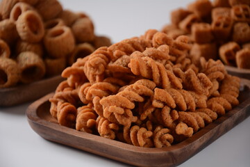 Israeli Bissli - wheat snacks with different flavors and shapes