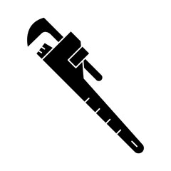 Wrench for the pipe icon