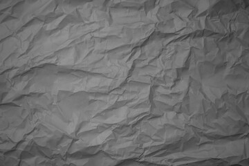 crumpled paper texture, gray uneven background for design.