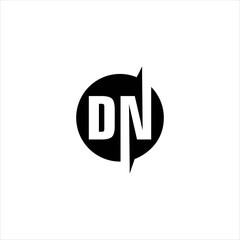 Simple DN Letter Logo Design for Elegant Financial and Business Branding