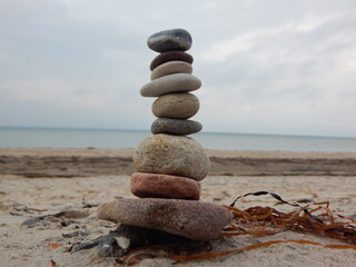 stones on the beach