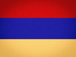 The national flag of Armenia, tricolor flag, Illustration image