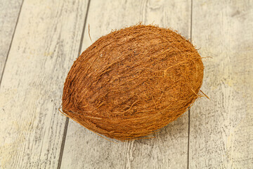 Dry sweet coconut with milk