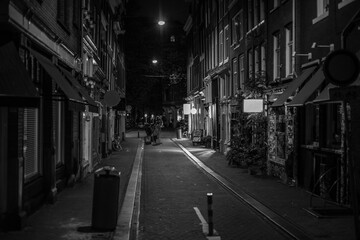 Fototapeta na wymiar The Amsterdam alley