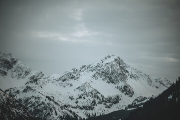 Bergpanorama Blick vom Oberjoch
