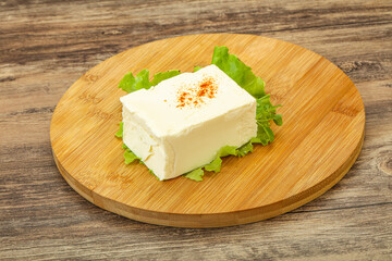 Greek traditional soft feta cheese