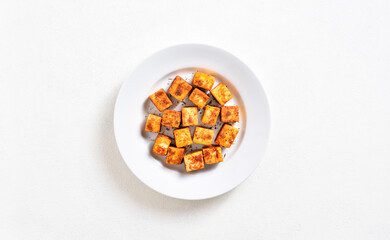 Pan fried paneer