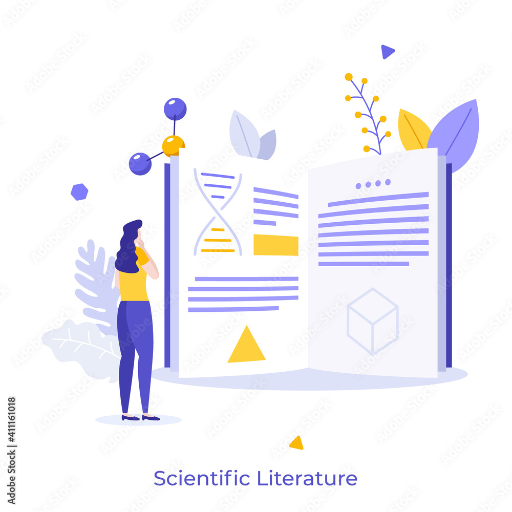 Poster vector character concept