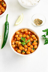 Indian style roasted chickpeas