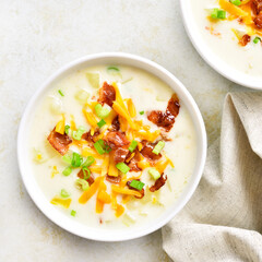 Potato creamy soup