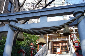 麻布十番の神社