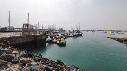 Fototapeta premium fuerteventura lobos dessert climate
