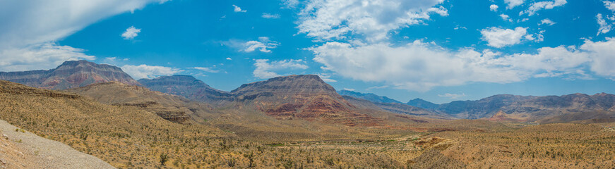 Fototapeta na wymiar Panorama of Arizona mountains & desert, USA