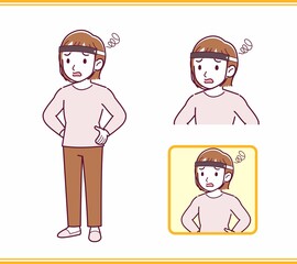 Girl in pink long sleeves