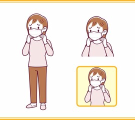 Girl in pink long sleeves