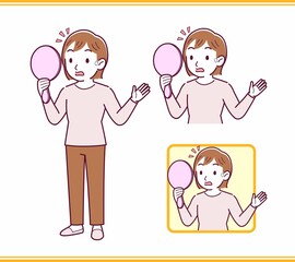 Girl in pink long sleeves