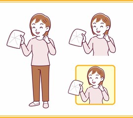 Girl in pink long sleeves