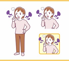 Girl in pink long sleeves