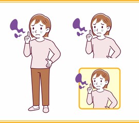 Girl in pink long sleeves