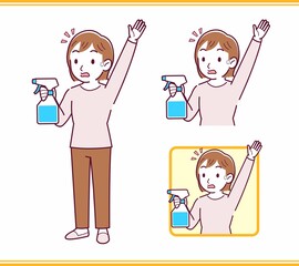 Girl in pink long sleeves