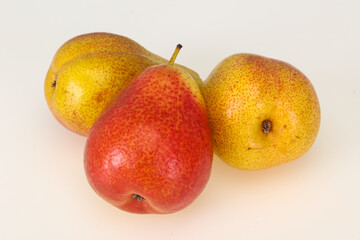Sweet pear isolated on white