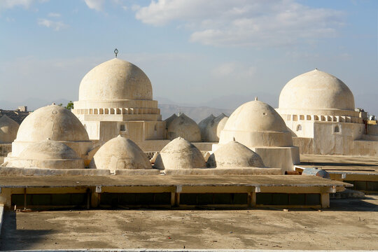 The Mudhaffar Mosque  located in the center of the old part of the city of Taiz, Yemen
