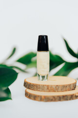 White tubes with cosmetic cream, health care