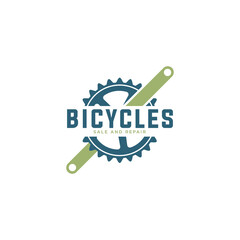Bicycle Logo Sign Icon for Bike Shop