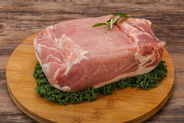 Pork meat piece for cooking