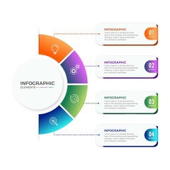 business vector infographics design, template