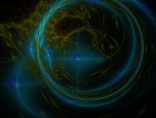 Imaginatory fractal background Image