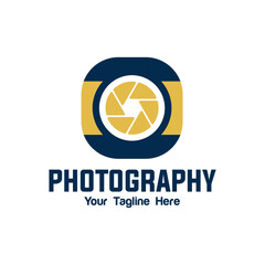 camera photography logo icon vector template 