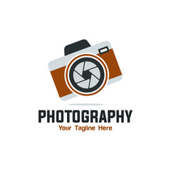 camera photography logo icon vector template 